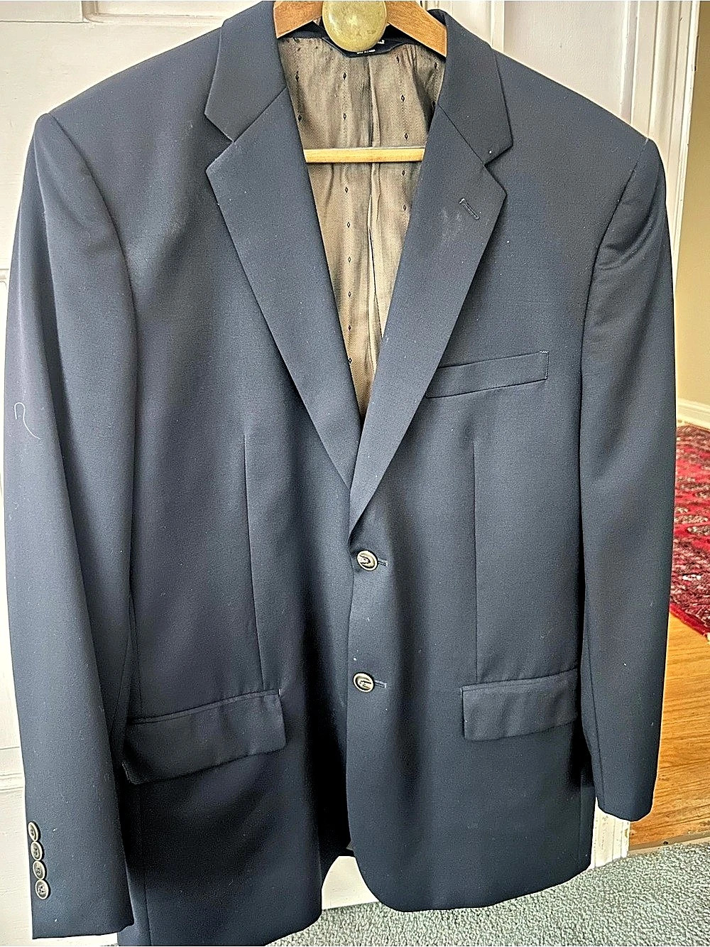 Giorgio Armani Greenoman suit Men's Suit Black Size 43 Regular